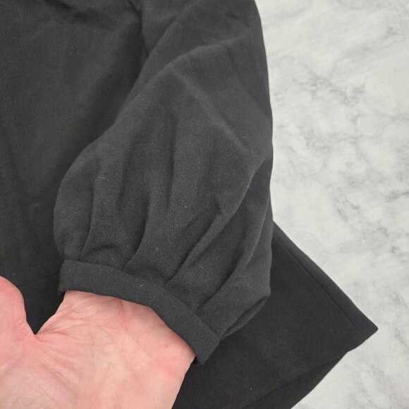Cabi Abbott Blazer Womens Size 8 Black Button-Up jacket 3/4 Balloon Sleeve - Picture 11 of 11